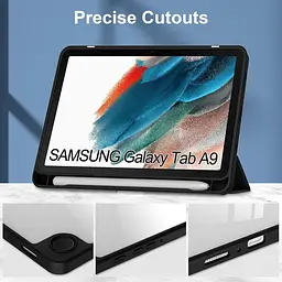 Чохол TPUCristal SlimTPU Spen holder Samsung Galaxy Tab A9 8.7 X110 X115 Голубий - мініатюра 5