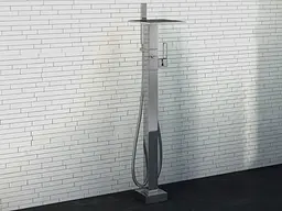 Змішувач для ванни підлоговий Kohlman Nexen chrome QF1165U Хром - мініатюра 3