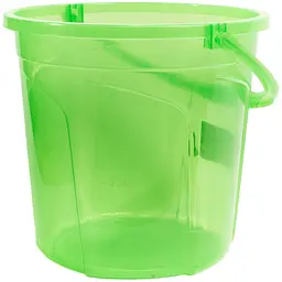 Відро Stars Plast Стайл прозоре 7 л зелений (94140/зел)