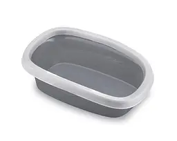 Stefanplast Sprint 10 - Відкритий туалет для кішок з гігієнічним обідком 43х31x14 см (DT96466)