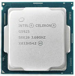 Процесор Intel Celeron G5925 (CM8070104292013) (Socket 1200, 2T, 3.6 ГГц, Tray)