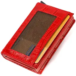 Жіночий шкіряний картхолдер Canpellini 6,5х9х2 см acs0025897 - мініатюра 3
