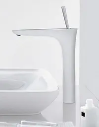 Змішувач для умивальника Hansgrohe PuraVida EcoSmart 15081400 Білий - мініатюра 2