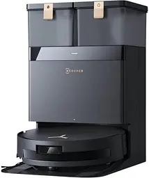 Робот-пилосос з вологим прибиранням ECOVACS Deebot T50 Max Pro Omni Black (DEX54)