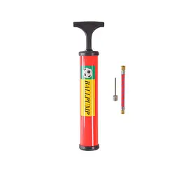 Ручний насос для м'ячів N41504(Red) 25 см голка для накачування та гнучкий шланг