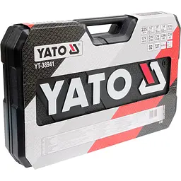 Набір головок торцевих Yato квадрат 1/2", 3/8", 1/4" з інструментами насадки викруткові 225 шт. (YT-38941) - мініатюра 5