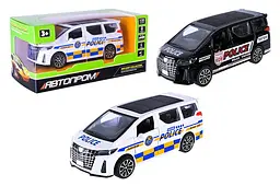 Іграшковий мікроавтобус металевий Toyota Alphard 1:32 Автопром світлозвукові ефекти AP74205, 2 кольори, в коробці р.15х6,5х7см