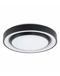 Люстра із пультом світлодіодна, стельовий світильник Goldlux 326706 Zygmunt 50 Led 1x72W 3000K-6000K 8000Lm IP44 Bk
