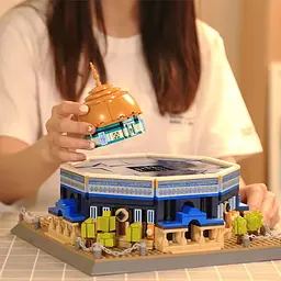 Конструктор архітектура Wange 3D Купол Скелі Dome of the Rock 5243 Ієрусалим 3Д ,983 деталі - мініатюра 5
