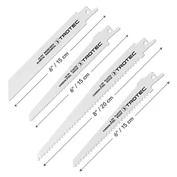 Набір полотен для пили шабельної Trotec 10 pieces Wood/Metal/Plastic Set (6215001205) - мініатюра 2