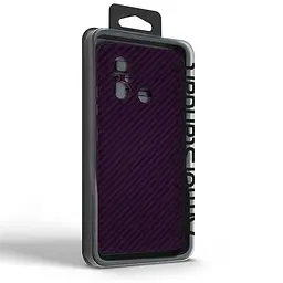 Карбоновый чехол для Xiaomi Redmi 12C, LikeCarbon, фиолетовый, панель, защитный чехол-накладка, ультратонкий и легкий, противоударный, обеспечивает защиту от ударов, падений и царапин, ArmorStandart (ARM71944) - мініатюра 3
