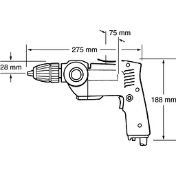 Дриль Makita DP4700 [119707] - мініатюра 6