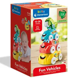 Розвиваюча іграшка Clementoni пірамідка Fun Vehicles (17111) - мініатюра 4
