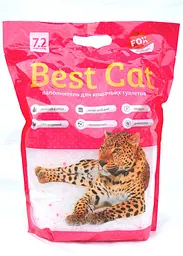 Силікагелевий наповнювач Best Cat Pink Flower 7.2 л 2.6 кг