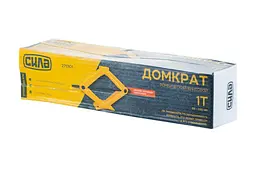 Домкрат автомобільний ромбоподібний гвинтовий Сила 1т x 330 мм - мініатюра 4