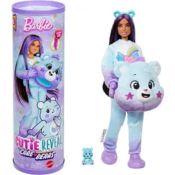 Лялька Barbie Cutie Reveal серії Care Bears: нова хвиля – ведмедик Мрійник JFV61 Різнокольоровий shop (194735306275)
