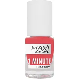 Лак для нігтів Maxi Color 1 Minute Fast Dry відтінок 019, 6 мл