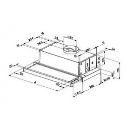 Витяжка телескопічна Franke Flexa FTC 632L BK (315.0547.798) - мініатюра 2