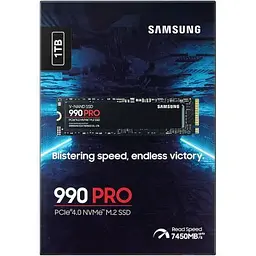 Накопичувач SSD M.2 2280 1TB 990 PRO Samsung (MZ-V9P1T0BW) - мініатюра 4