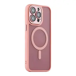 Чохол-накладка Magnetic Matte Camera Lens with Magsafe Apple iPhone 14 Pink (35211_3345340) - миниатюра 4