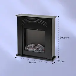 Електричний камін Klarstein Elbrus 2000 Вт,до 30 м² (10037972) - мініатюра 3