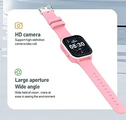 Дитячий смарт годинник Lemfo DF89 на Android 8.1 з 16GB пам'яті, GPS трекером, SIM-картою, прослуховуванням та TikTok, YouTube, Instagram, Google До 5 днів роботи Синій - мініатюра 14