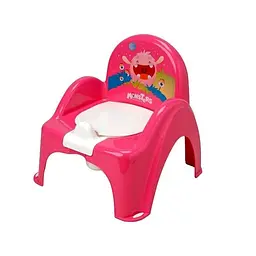 Горщик-стульчик Tega Монстрики, з музикою, рожевий (PO-027-127)