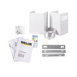 Витяжка декоративна похила Weilor Aura WDS 63 White - мініатюра 12