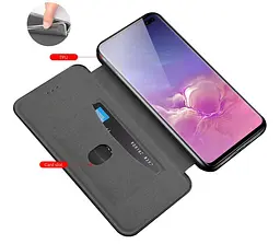 Чохол-книжка Primolux Besus для Samsung Galaxy S10 Plus (SMG975) Black - мініатюра 4