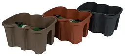 Горщик для квітів Kinzo Garden Балконний 29x38x20 см в асортименті - мініатюра 3