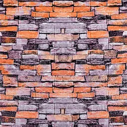 Декоративна 3D панель Sticker Wall 700x770x5мм Цегла Катеринославська пісковика 045 SW-00000044