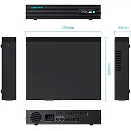 ДБЖ Marsriva DC UPS KP9 240VAC 11xDC+PoE24V1A+USB,2x48V2.A,1x912V3A,7x12V5A,1x5V2A 100W 24000mAh - мініатюра 3