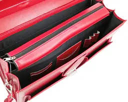 Жіночий портфель зі шкірозамінника AMO SST02 Червоний - мініатюра 8
