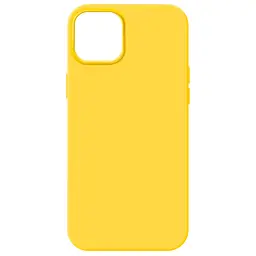 Силиконовый чехол для Apple iPhone 14 Plus, ICON2 Case, желтый, противоударный, панель, защита всего корпуса, матовая поверхность Soft Touch, выступает над дисплеем, совместим с защитными стеклами и пленками, с микрофиброй, ArmorStandart (ARM63605)