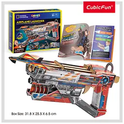 Пазл Cubic Fun Набір для моделювання STEM Пускова установка для літаків (DS1091h) - мініатюра 3