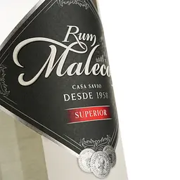 Ром Malecon Extra Seco 37.5% 1 л - мініатюра 3