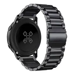 Ремінець Universal Stainless Steel 22 mm Samsung/Amazfit/Huawei Black (34698_3342398) - мініатюра 2