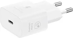 Мережевий зарядний пристрій Samsung 25W Type-C White (EP-T2510NWEGEU) - мініатюра 4