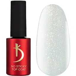 Верхнє покриття без липкого шару Kodi Professional No Sticky Top Coat Sparkle Gold 7 мл - мініатюра 2
