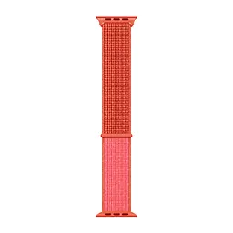 Ремінець Nylon Apple Watch 42/44/45/46/49 mm Orange Red (43)
