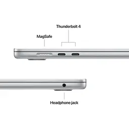 Ноутбук Apple MacBook Air (15.3, M5, 16 GB, 512 SSD, UMA, MacOS) Silver (MDV94UA/A) - мініатюра 6