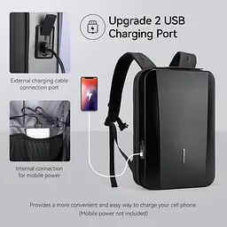 Рюкзак міський для ноутбука 17.3" Mark Ryden MR8918 з кодовим замком та USB 13л Black (18670) - мініатюра 3