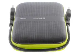 Зовнішній жорсткий диск Silicon Power Armor A60 1 TB (SP010TBPHDA60S3K) чорно-зелений - мініатюра 3