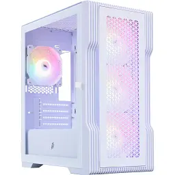 Корпус для ПК 1stPlayer T3-WH-4F1-W