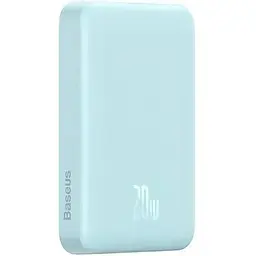Портативна батарея Baseus Magnetic Mini Wireless Quick Charging 10000 mAh 20W PPCX110103 Blue - мініатюра 4