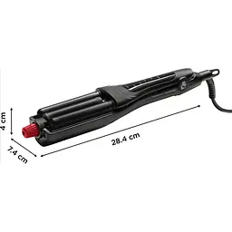 Мультистайлер Rowenta Karl Lagerfeld Waves Addict Hair Waver чорний (CF471LF0) - мініатюра 7