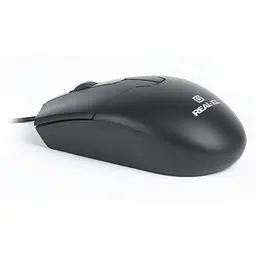 Мишка REAL-EL RM-208 USB Black (EL123200030) - мініатюра 3