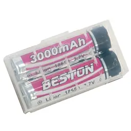 Акумулятор 18650 (168A) 3000 mAh *2 з захистом Beston (AAB1848) - мініатюра 4