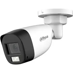 Камера Dahua HDCVI DH-HAC-HFW1200CLP-IL-A (3.6мм) біла 1920x1080 2 Мп f=3.6 мм CMOS ІЧ видиме світло до 20 м мікрофон -40°C ~ +60°C IP67 - мініатюра 2