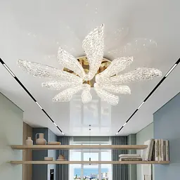 Світлодіодна люстра Splendid Ray LV/5 LED (GD), золото, білий, 80 Вт, від 15-23 м²